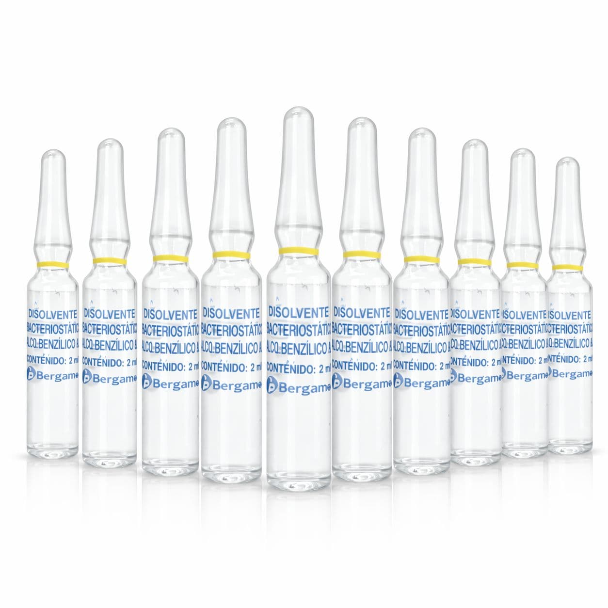 VIAL AGUA BACTERIOSTATICA 2ML – PACK 10 UN.
