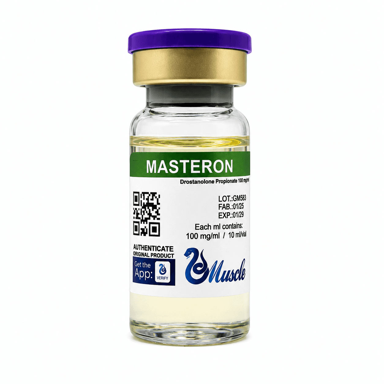 Masteron (5 unidades) Drostanolona Propionato Muscle 100mg — 10ml