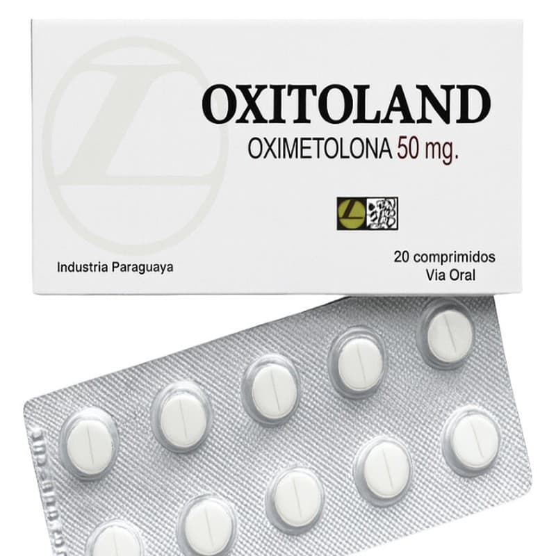 Oxitoland 50mg – 20 Comprimidos — Kit 5un – Construtor Muscular