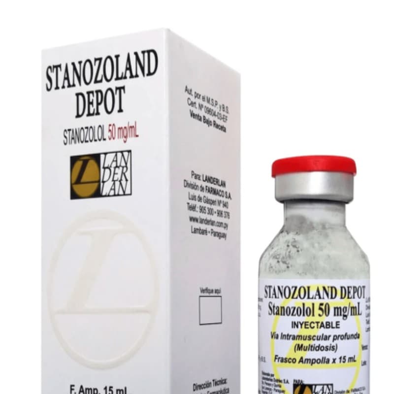 Stanozoland Depot 50mg – 15ml — Kit 5un – Construtor Muscular