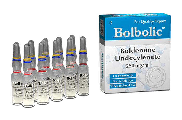 Bolbolic Boldenone Undecylenate 250mg/ml – 10ml — Kit 5un – TESTO