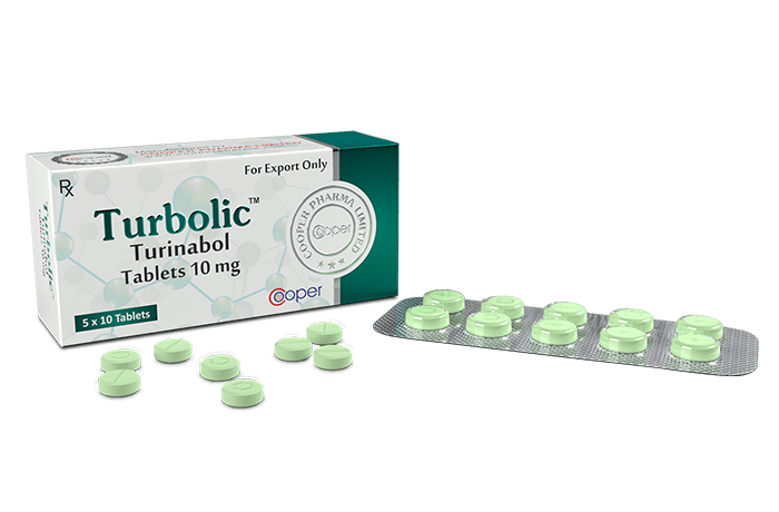 Turinabol Turbolic 10mg – 50 Comprimidos — Kit 5un – Construtor Muscular
