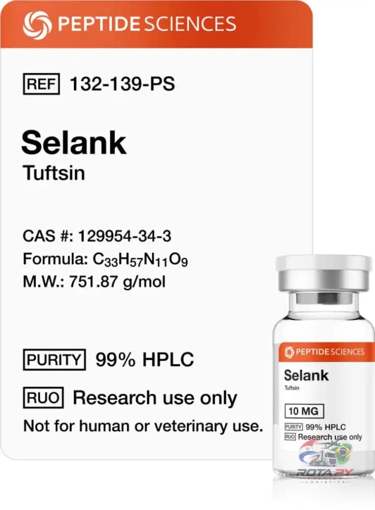 Selank 10mg – Biorreguladores