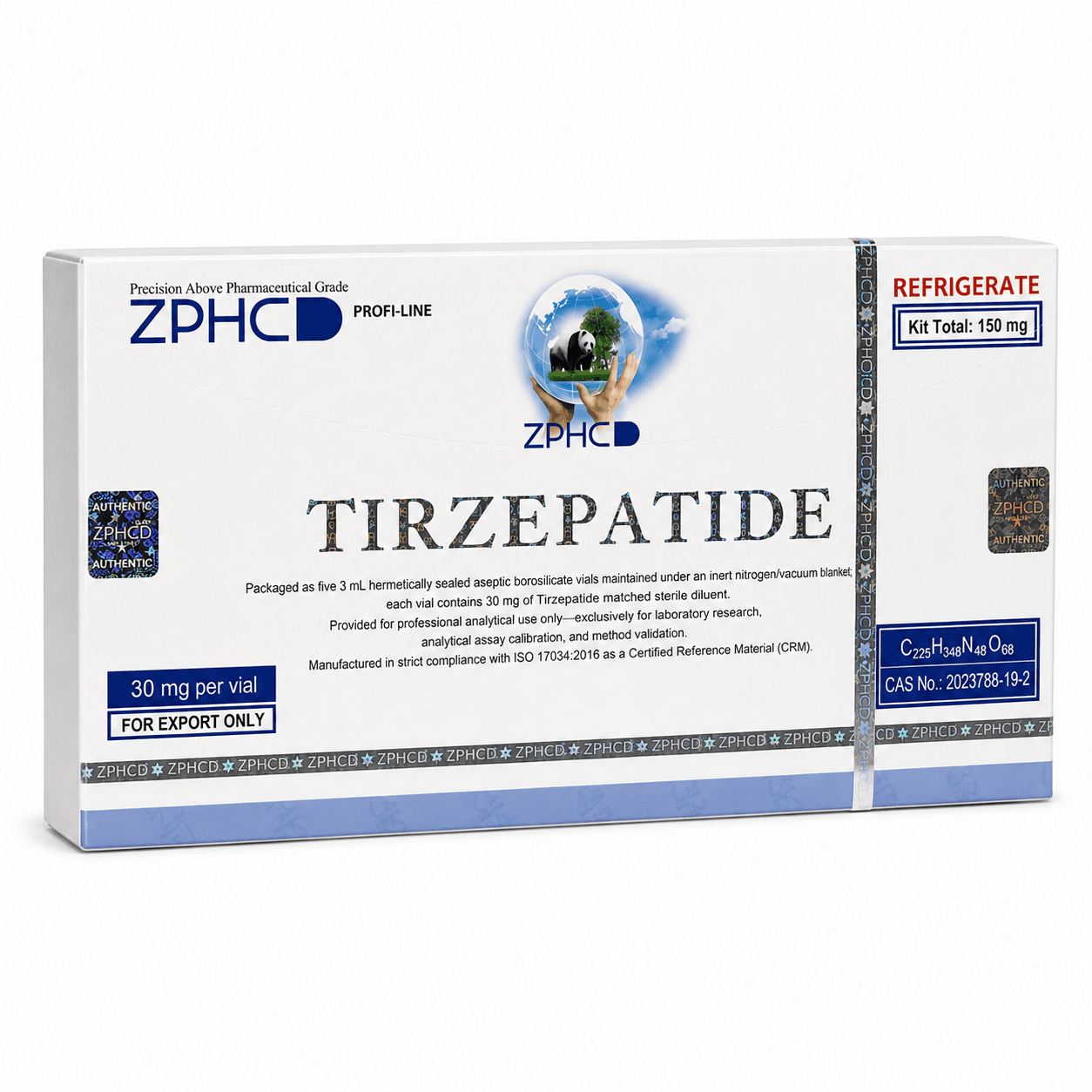 ZPHC Tirzepatida 150mg – Controle Metabólico