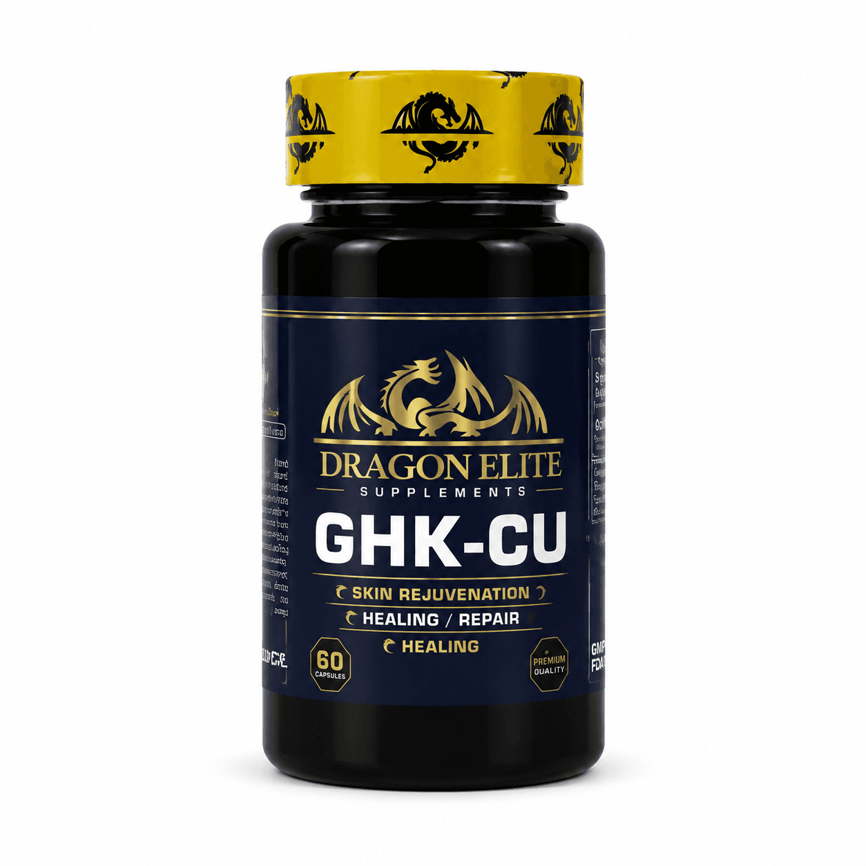 Dragon Elite GHK-Cu 1000mcg — 60 Cápsulas