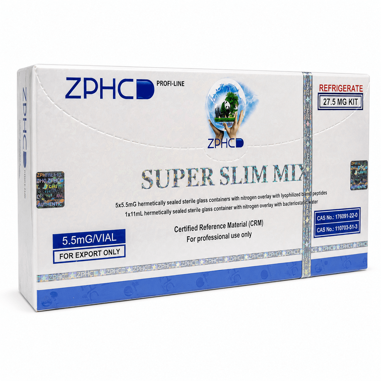 ZPHC Super Slim Mix 27,5mg — 5 Vials – Análogos GLP-1