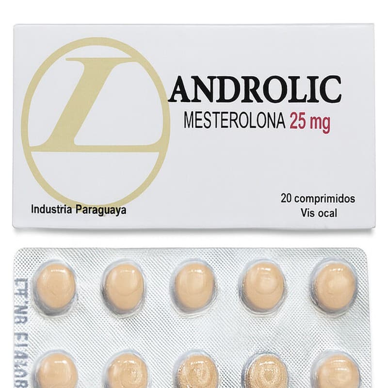 Androlic Landerlan 25mg – 20 Comprimidos — Kit 5un – Construtor Muscular
