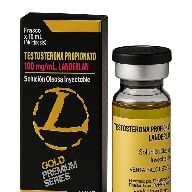 Landerlan Gold Propionato de Testosterona – 10ml — Kit 5un – Construtor Muscular