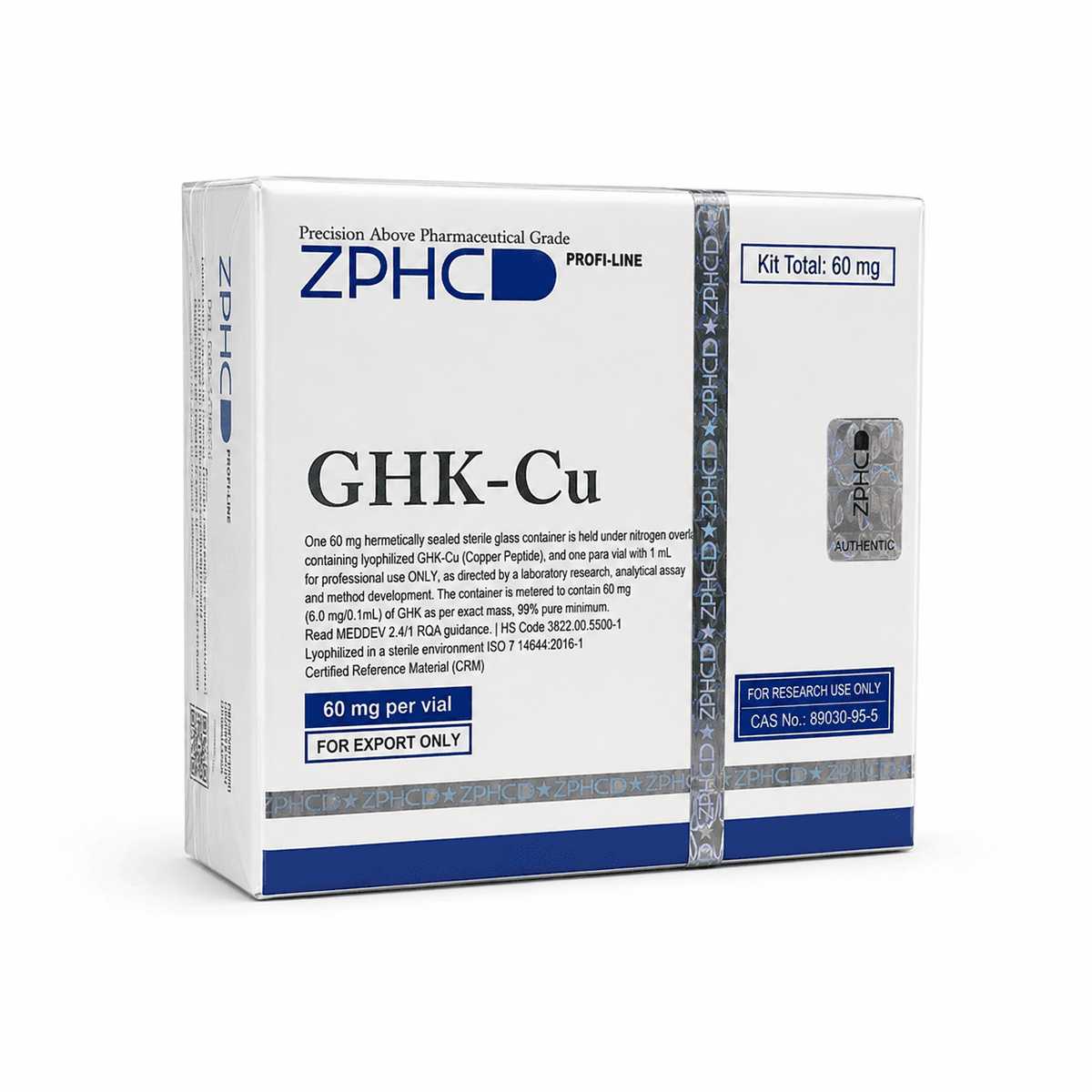 GHK-Cu 60mg ZPHC – Peptídeos