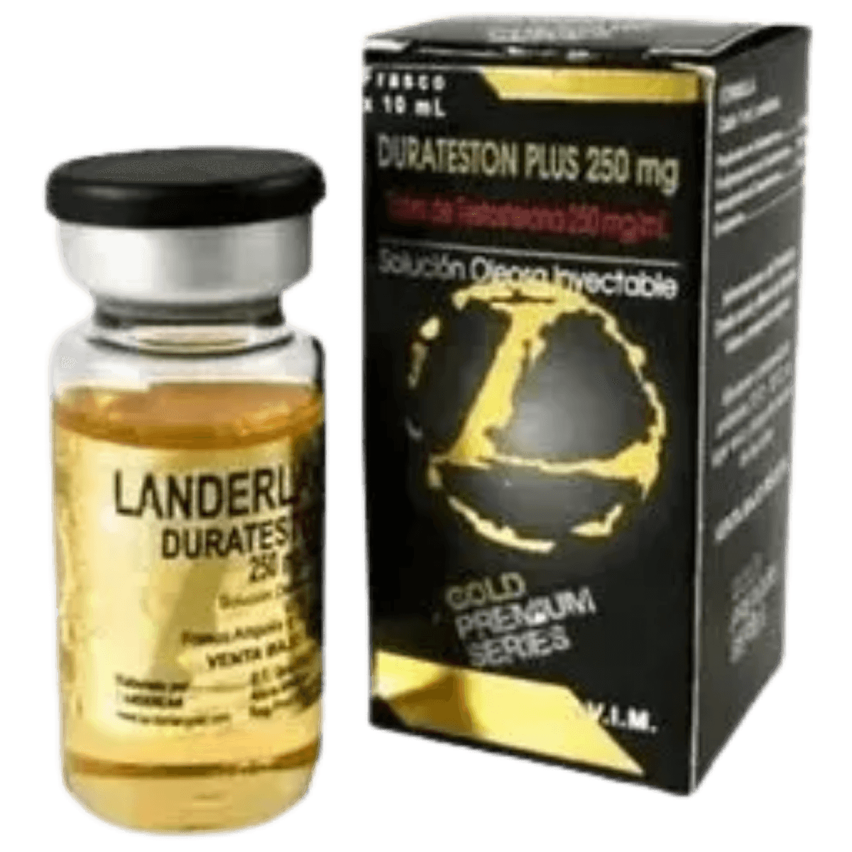 Durateston Plus Testosterone Complex Gold Landerlan – 10ml — Kit 5un – Construtor Muscular