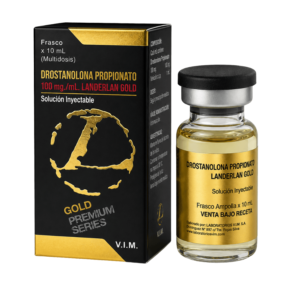Masteron (5 unidades) Drostanolona Propionato Pro Gold Premium 100mg/ml – 10ml – Construtor Muscular
