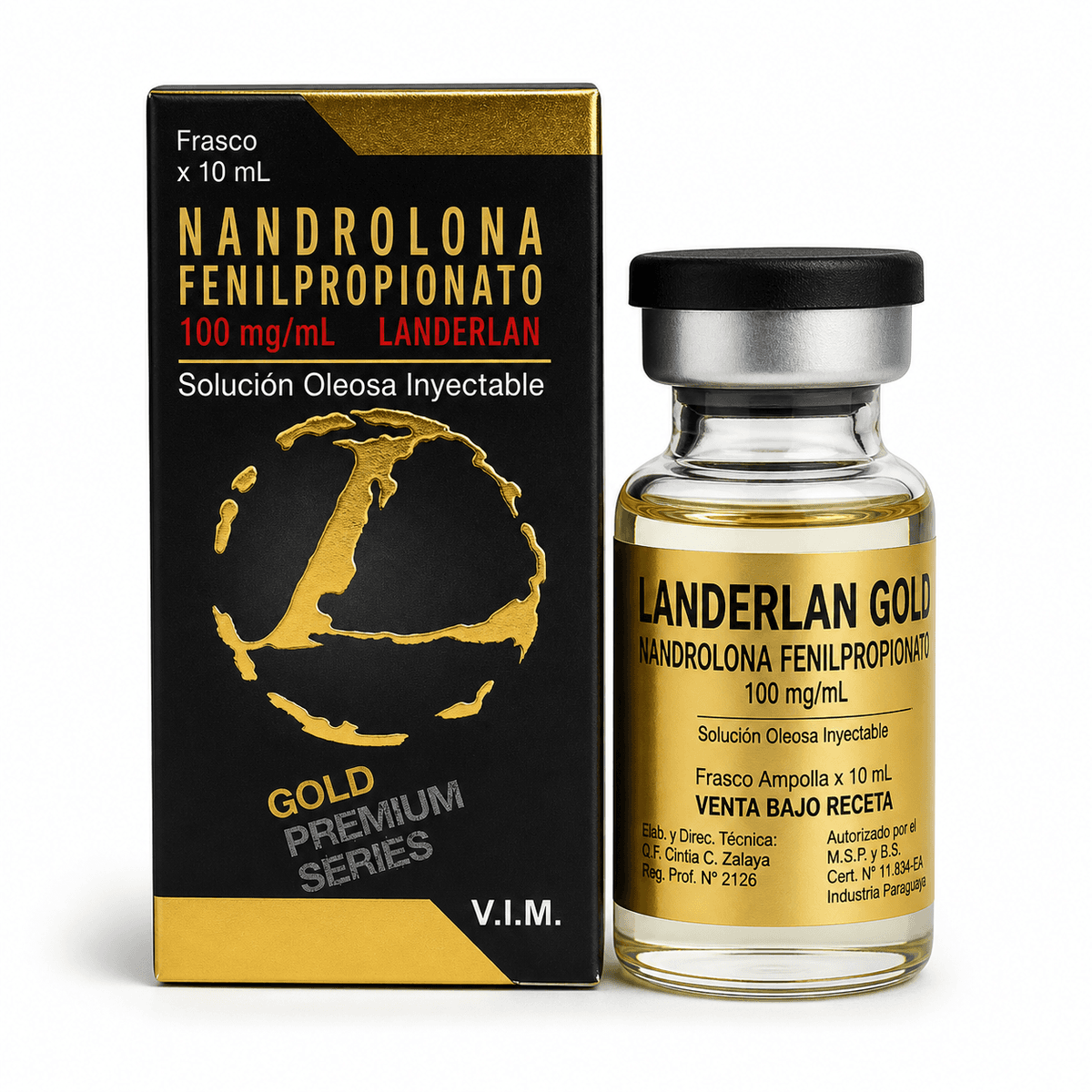 NPP Gold Premium 100mg/ml – 10ml — Kit 5un – Construtor Muscular