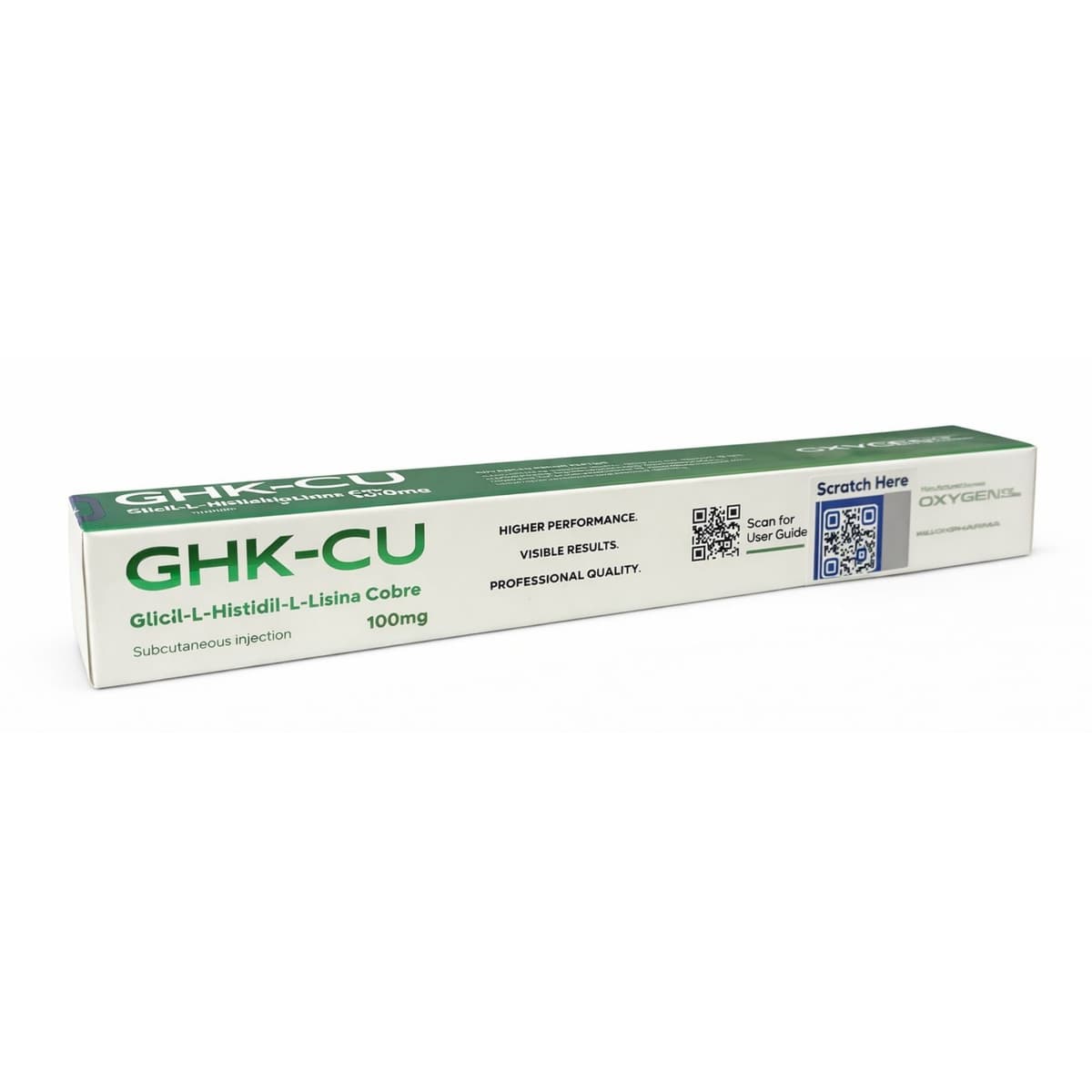 GHK-Cu 100mg Oxygen — Caneta – Peptídeos