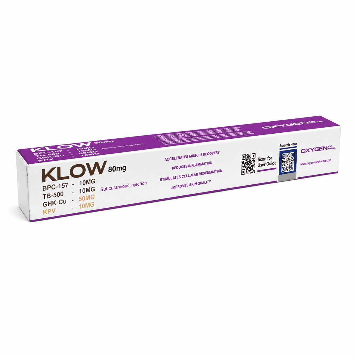 Klow 80mg Oxygen — Caneta – Peptídeos