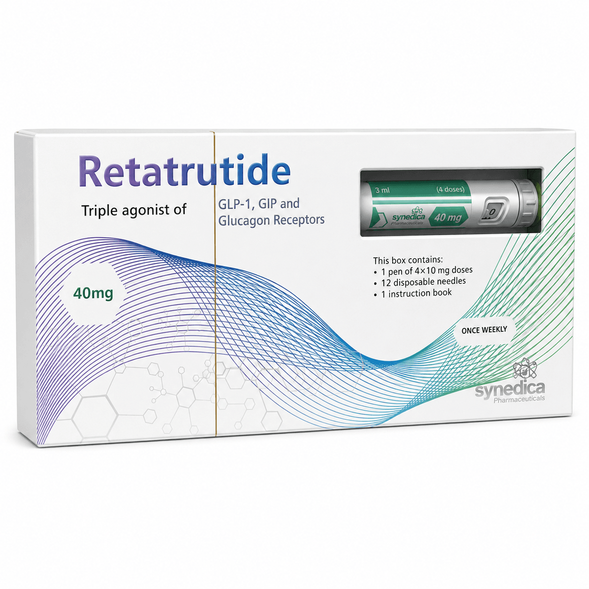 Retatrutide 40mg Synedica – Emagrecimento