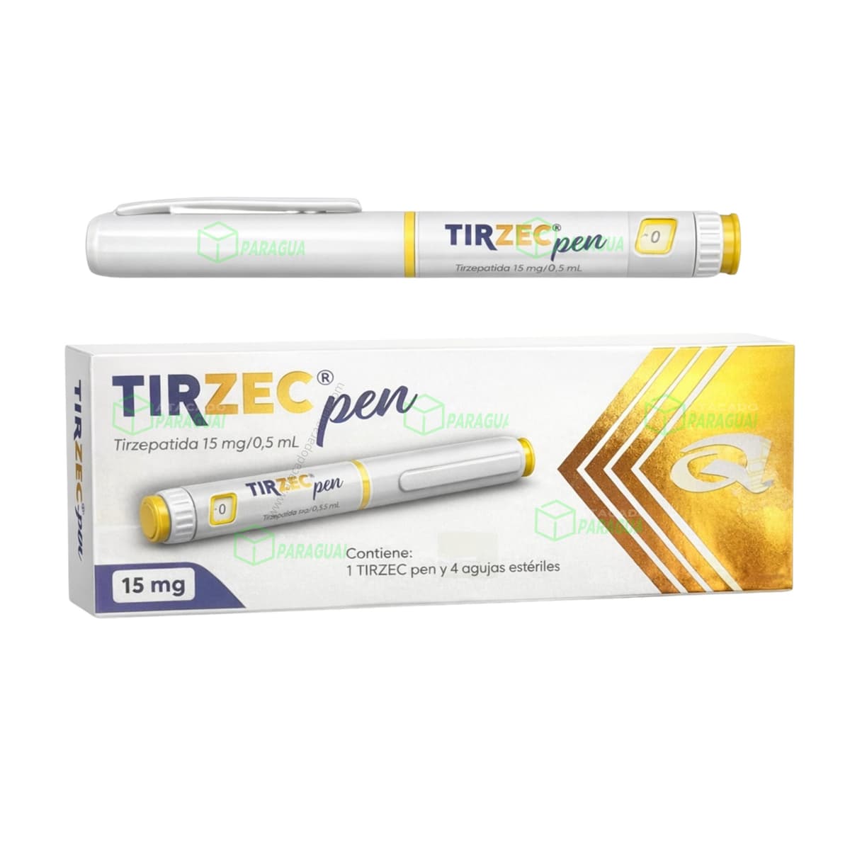 Tirzepatida 15mg Tirzec — Caneta – Controle Metabólico