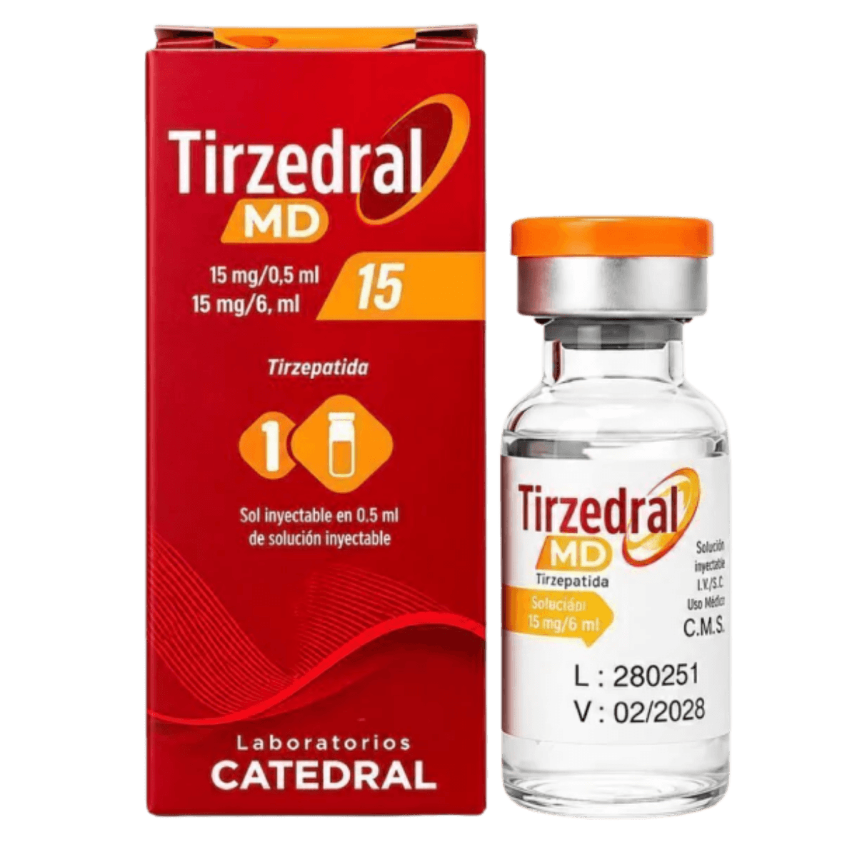 Tirzedral MD 15mg Catedral – Controle Metabólico