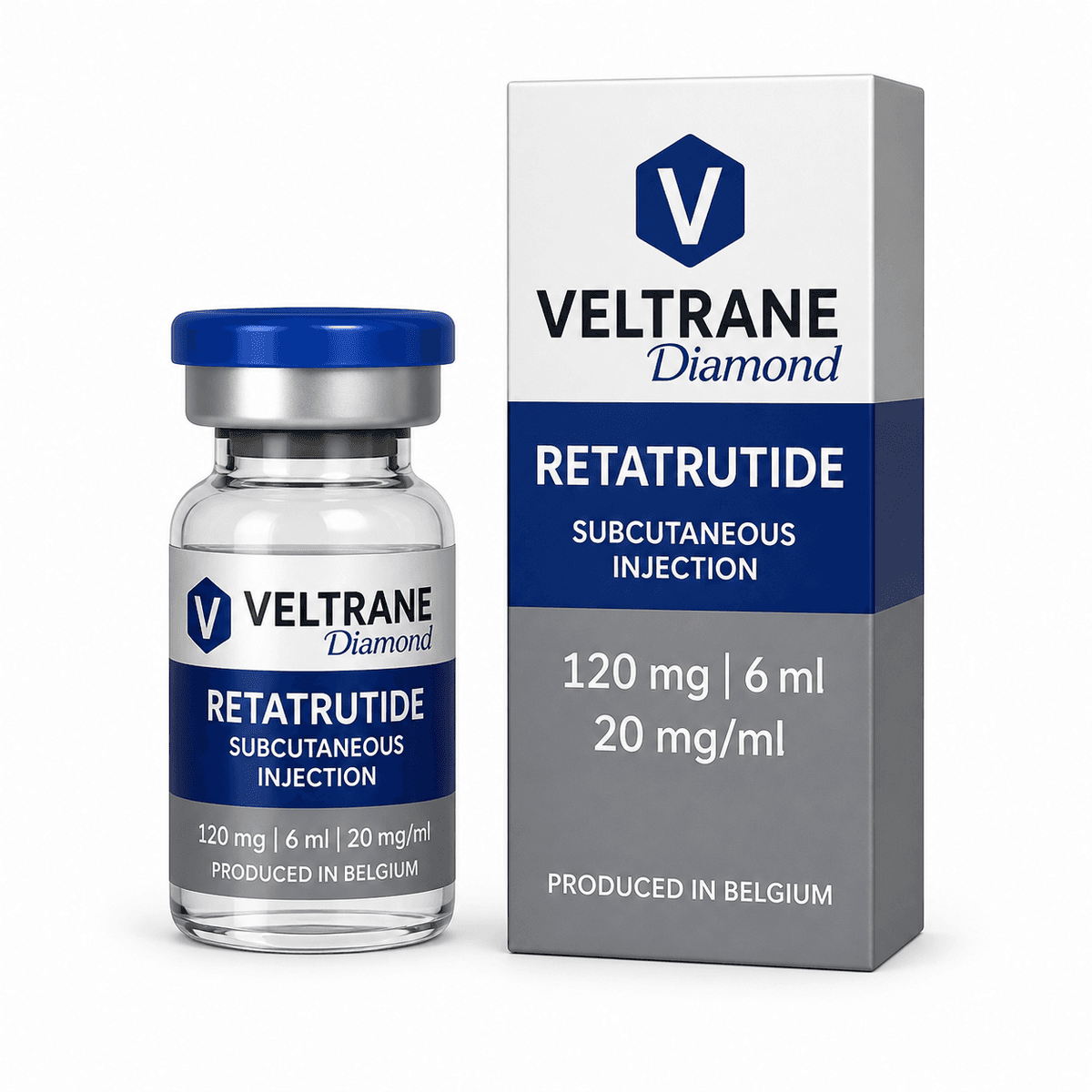Retatrutida 120mg Veltrane — 1 Vial 6mL – Emagrecimento