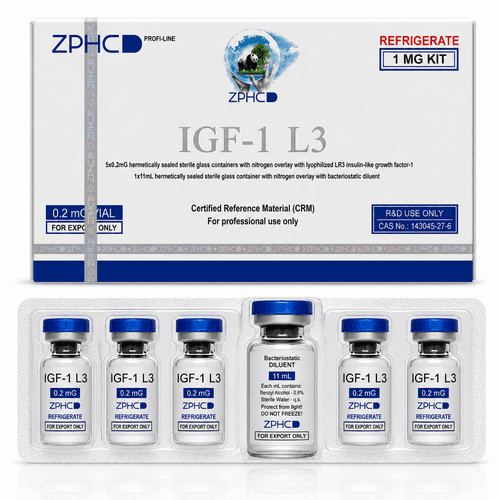 IGF-1 1mg ZPHC — 5 Vials (x 0,2mg) – Peptídeos