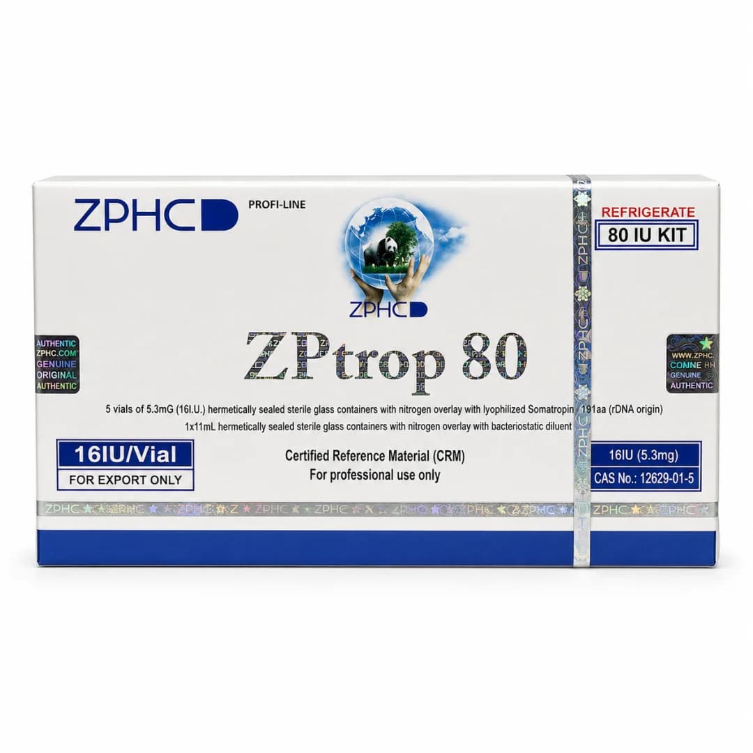 ZPHC ZPTROP 80 UI — 5 Vials – Peptídeos