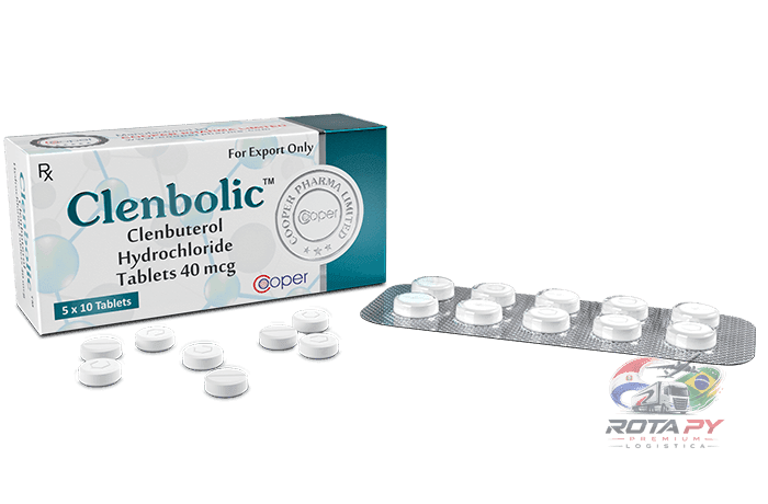 Clenbolic Clenbuterol HCl 40mcg – 50 Comprimidos – Anabolizante