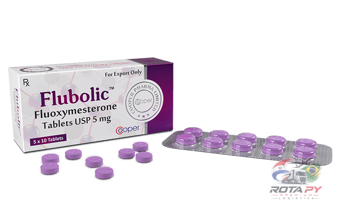 Flubolic Fluoximesterona 5mg – 50 Comprimidos – Anabolizante