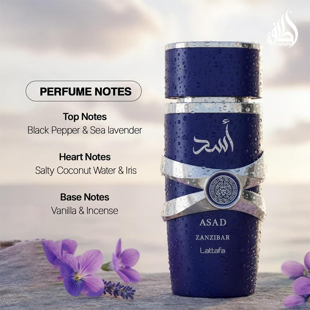 Lattafa Asad Zanzibar EDP 100ml – Fragrâncias Orientais