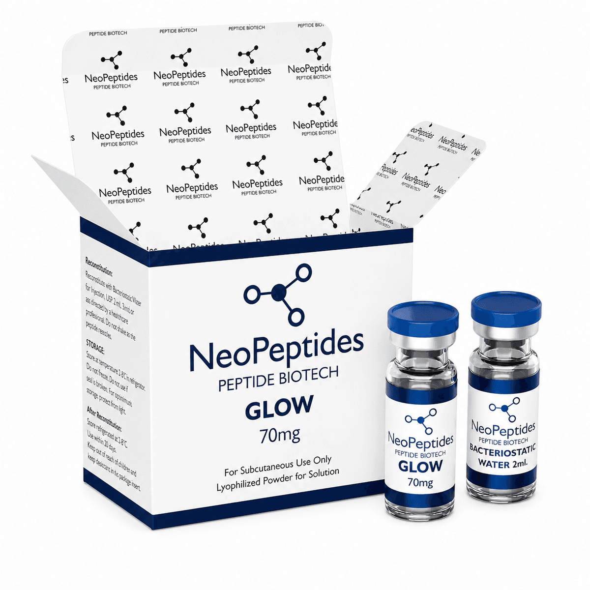 Neopeptides Glow 70mg – Biorreguladores