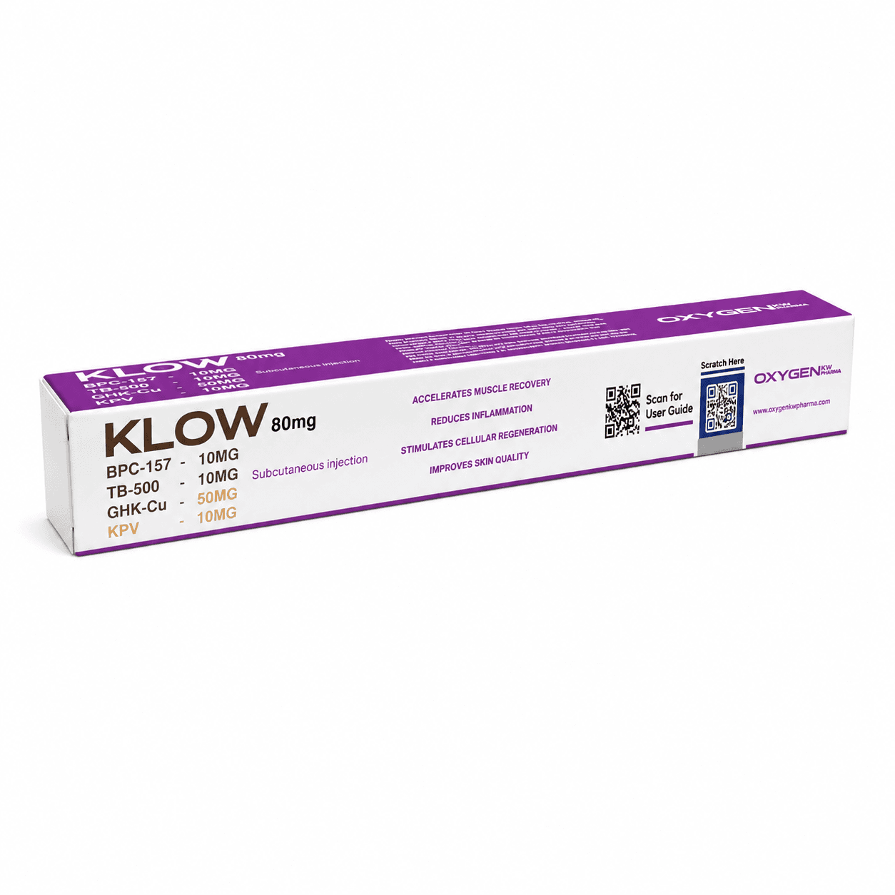 Oxygen Klow 80mg — Caneta – Biorreguladores