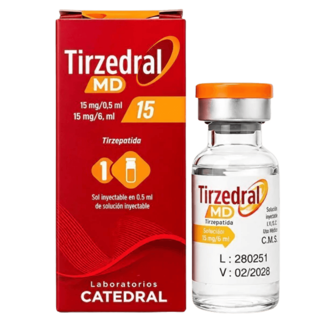 Tirzedral MD 15mg – Controle Metabólico