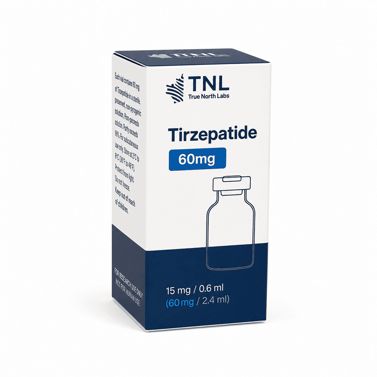 TNL Tirzepatide 60mg — True North Labs – Controle Metabólico